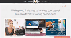 Desktop Screenshot of bigpicturealternatives.com