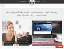 Tablet Screenshot of bigpicturealternatives.com